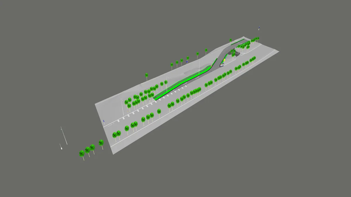Utilities and drainage BIM model, TM2A junction, Changi East T5