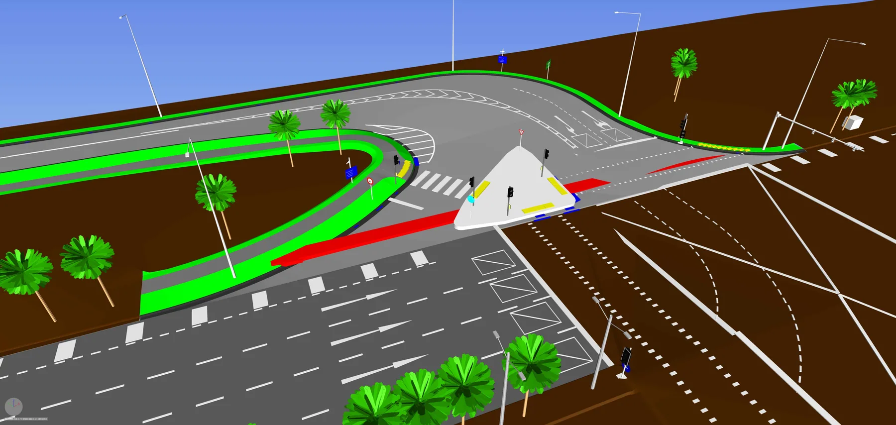 Clash detection view before resolution, TM5 junction, Changi East T5
