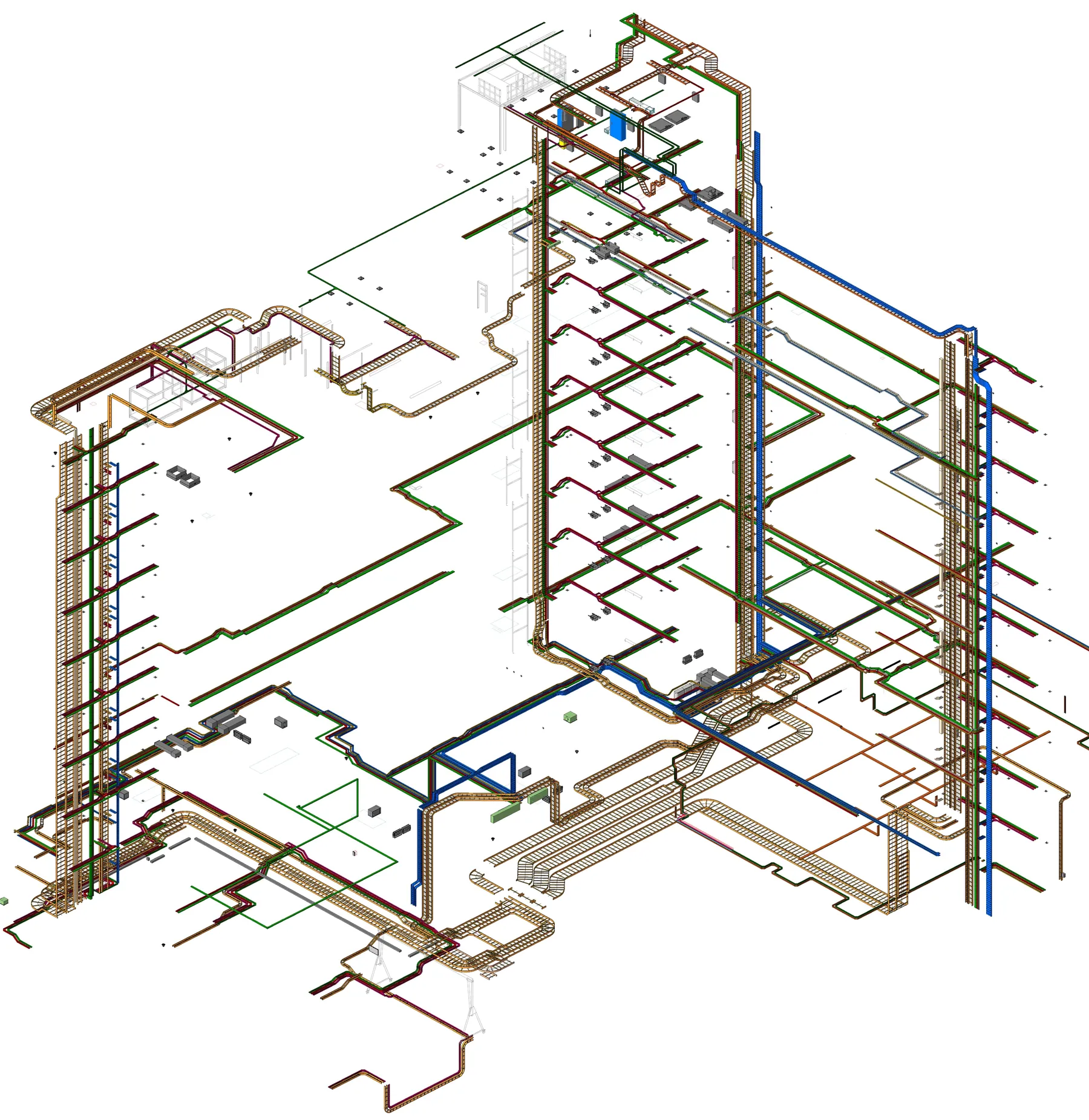 Electrical distribution model, Fresh Wharf, London